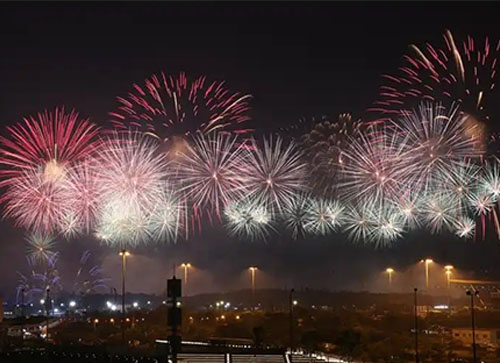 剑河县焰火晚会